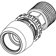 TECE SE - TECElogo-Ax Übergangsnippel Dimension 20 x R 1/2, Siliziumbronze