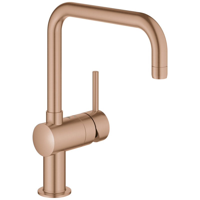 Grohe - Einhand-SPT-Batterie MINTA 32488 DN15 U-Auslauf warm sunset gebürstet
