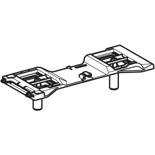 Geberit Vertriebs - Adapterplatte m. Befestigungsmaterial f. Geberit AquaClean Tuma WC-Aufsatz