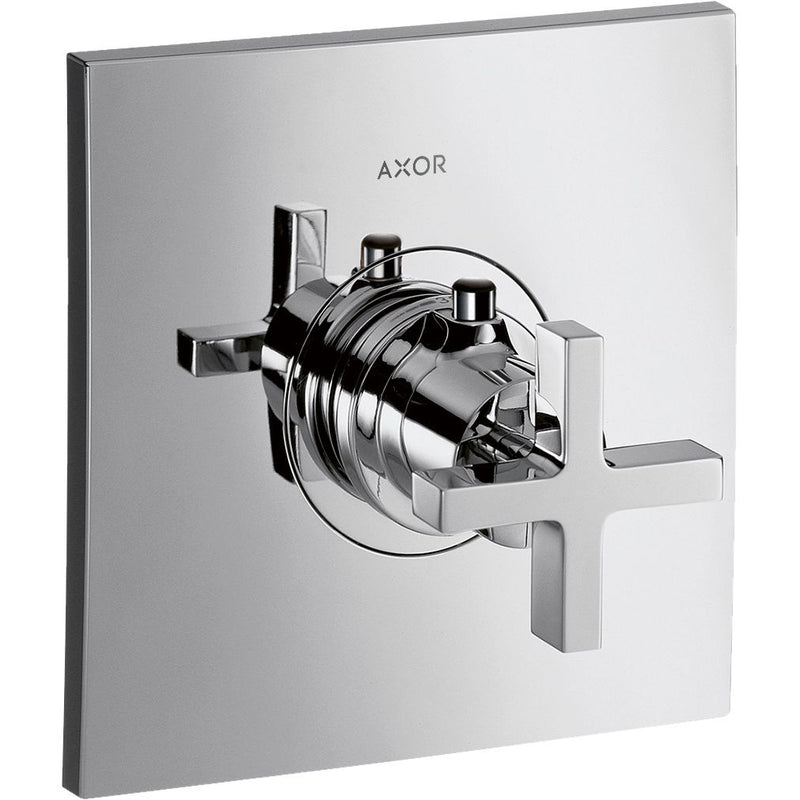 Hansgrohe - Fertigset UP Thermostat AXOR CITTERIO 39716000 chrom m.Kreuzgriff