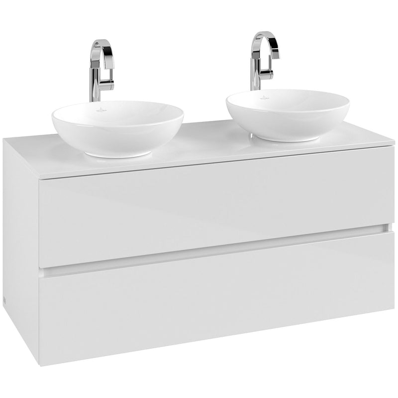VILLEROY & BOCH - Konsolen-Unterschrank 1200mm f AWT 2 Ausz 2 Aussch mLB C519H2 VS White