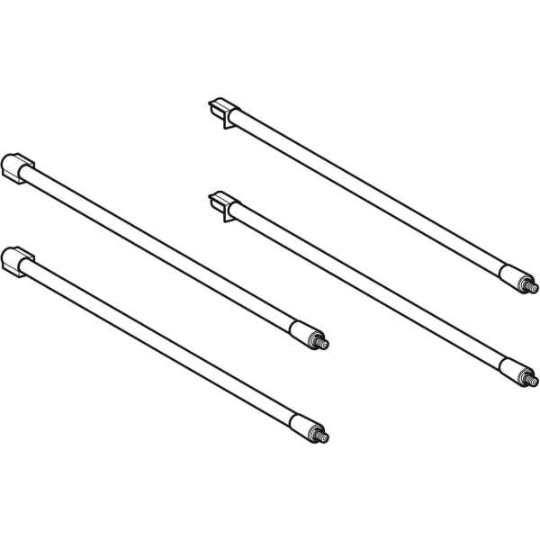 Geberit Vertriebs - Relingstange f. Ausz., re/li, L:350mm zu allen ACANTO Schubkästen unten