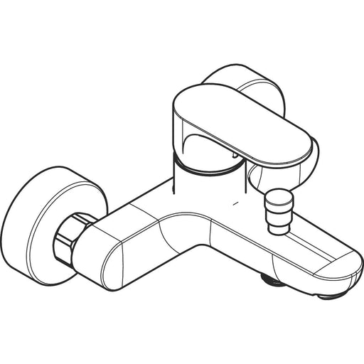 Hansgrohe - Wannenmischer Aufputz Rebris S MSW