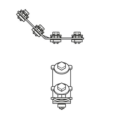 Walraven - Schienenverb.135G.RAPID RAIL 6584051 p.S sendzimirverzinkt, pass. zu WM 0,1,15,2