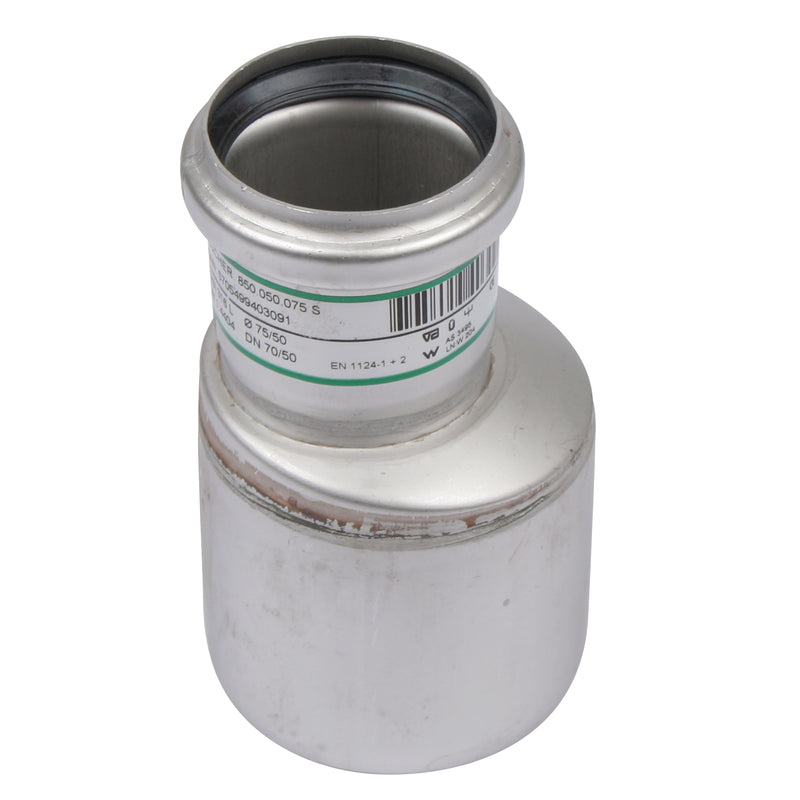 BLÜCHER - BL�CHER Edelstahl Übergangsstück DN70x50 (V2A)