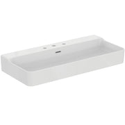 Ideal Standard - Waschtisch CONCA, 3 Hl., m.Ül., 1000x450x165mm, Weiß mit IdealPlus