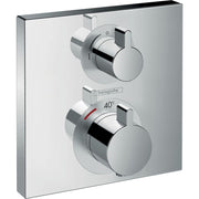 Hansgrohe - Thermostat Unterputz ECOSTAT Square Fertigset 2 Verbraucher chrom