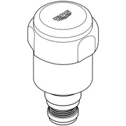 Grohe - Oberteil 41816 WAS-Griff DN10 mit Rückflussverhinderer chrom