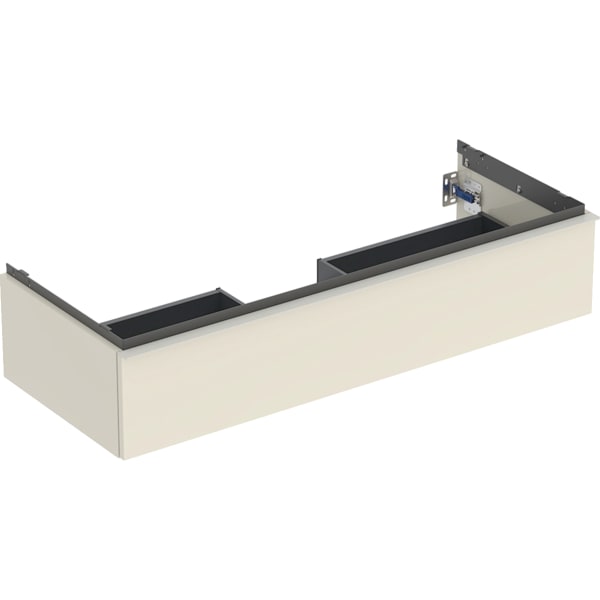 Geberit Vertriebs - iCon Unterschrank für WT, 1 Schubl. 118,4x24,7x47,6cm, sandgrau