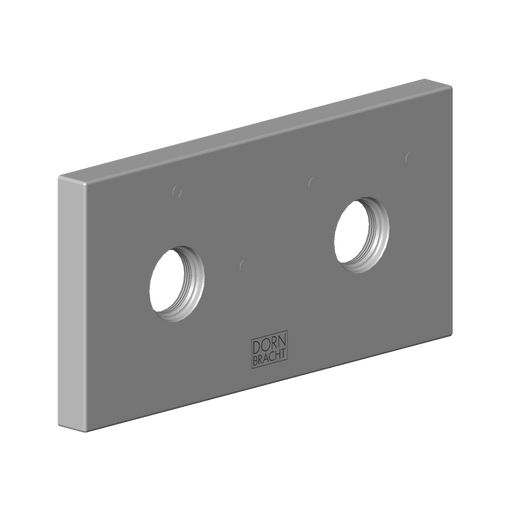Dornbracht - Rosette DB Logo Ersatzteile 092798022 60 x 120 x 12,5 mm chrom