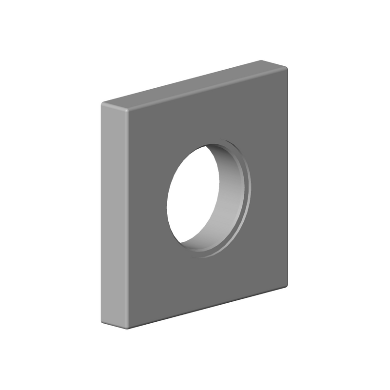 Dornbracht - Rosette Ersatzteile 092787013 55 x 55 x 9 x D. 25,2 mm chrom