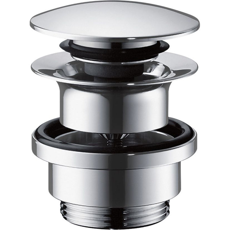 Hansgrohe - Ablaufventil Push-Open AXOR DN32 chrom mit Überlaufloch