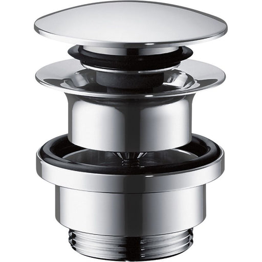 Hansgrohe - Ablaufventil Push-Open AXOR DN32 chrom mit Überlaufloch