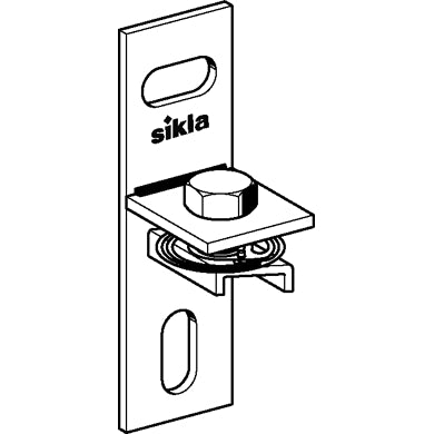 Sikla - Montagesatz MH 41 f.Montageschiene 40x22-62, 41x21-52mm 143800