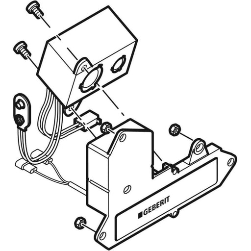 Geberit Vertriebs - Umbauset IR komplett für Geberit Urinalsteuerung elektronisch Highline