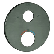 Grohe - Rosette 49075 rund für THM-FMS hard graphite gebürstet