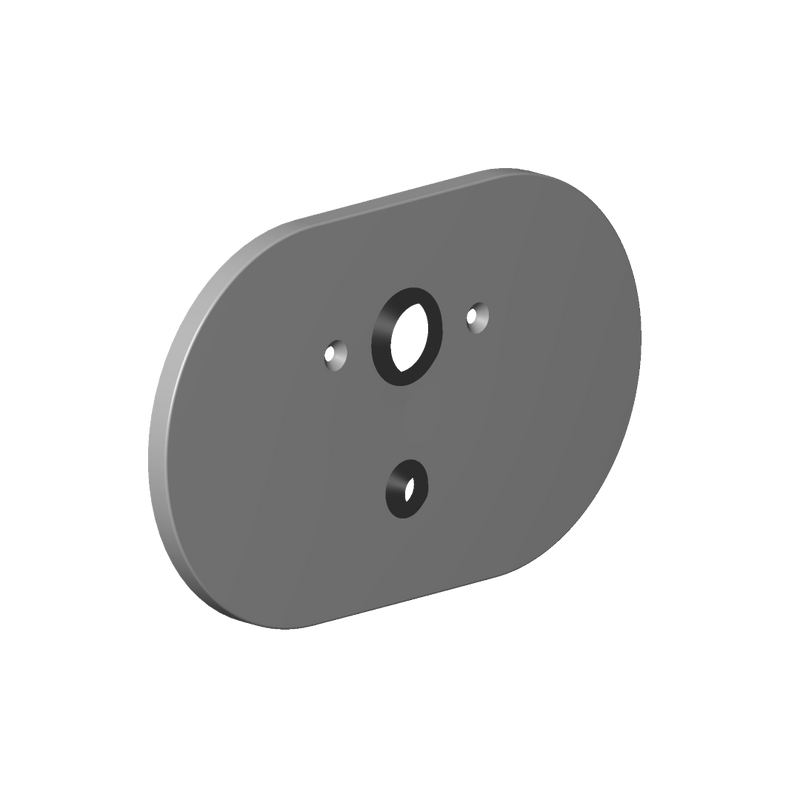Dornbracht - Abdeckung mit Umstellung Ersatzteile 90110205200 241 x 198 x 16 mm chrom