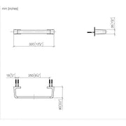 Dornbracht - Wannengriff SERIENSPEZIFISCH 83030976 Chrom