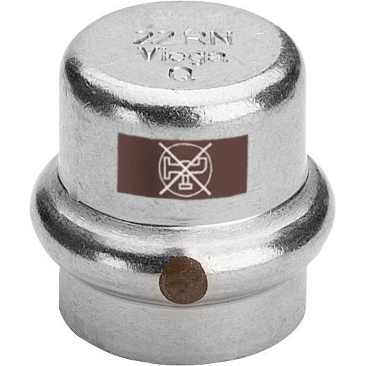 Viega - Kappe TEMPONOX 1756 22mm Stahl nichtrostend