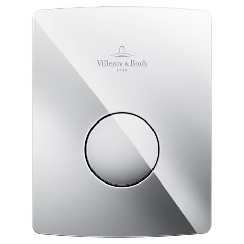 VILLEROY & BOCH - Urinal-Abdeckplatte ViConnect 9219 162x126x17mm Verchromt