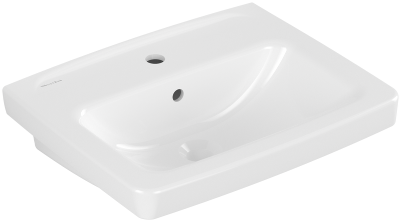 VILLEROY & BOCH - Waschbecken NEWO 550x440mm Eckig 1HL. mit Überlauf Weiß Alpin