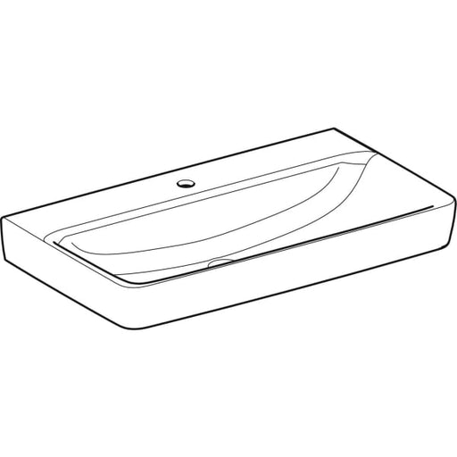 Geberit Vertriebs - RENOVA Plan Waschtisch, 85x48cm m. Hl., o. Ül., weiß, NEU