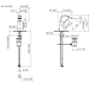Dornbracht - Bidet-EHM mit Ablaufgarnitur MEM 33600782 platin