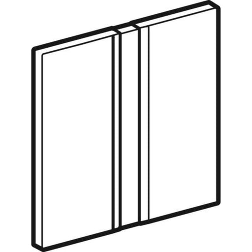 Geberit Vertriebs - Typ 50 Abdeckplatte für UR-Strg. IR verschromt gebürstet