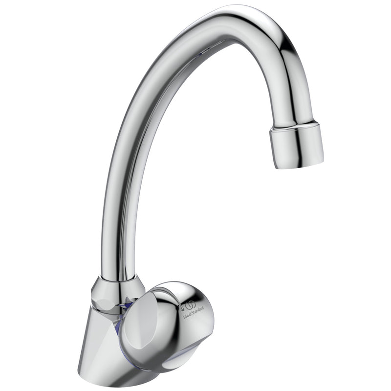 Ideal Standard - Standventil mit hohem Auslauf ALPHA B1841A 155mm m.schwenkb. Auslauf chrom