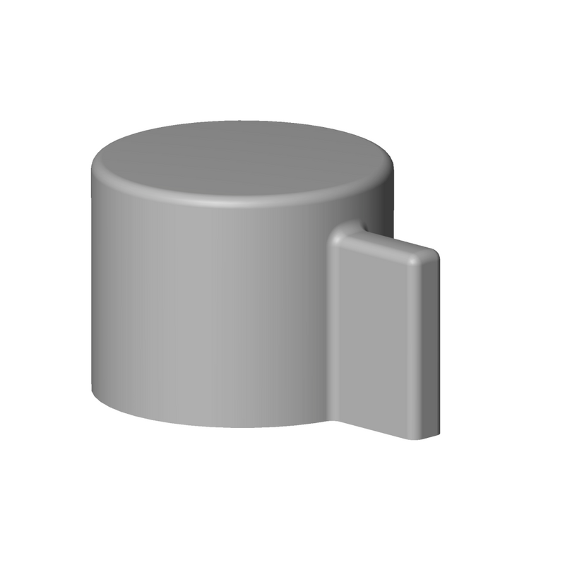 Dornbracht - Griff für Brausegarnitur Ersatzteile 092098003 D.31x25mm platin gebürstet