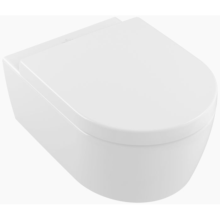 VILLEROY & BOCH - Wand-Tiefspülklosett DirectFlushA18 CeramicPlus m. WC-Sitz Typ 4657HRR1 weiß