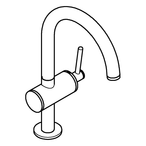 Grohe - Einhand-Waschtischbatterie Atrio 24362 L-Size supersteel