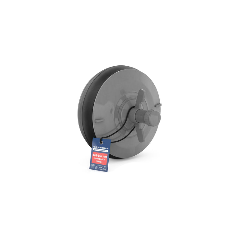 CRASSUS - Schnellverschlussstopfen CSV 150 PVC 148-162mm, 0,5 bar, L:100mm, EPDM/PVC