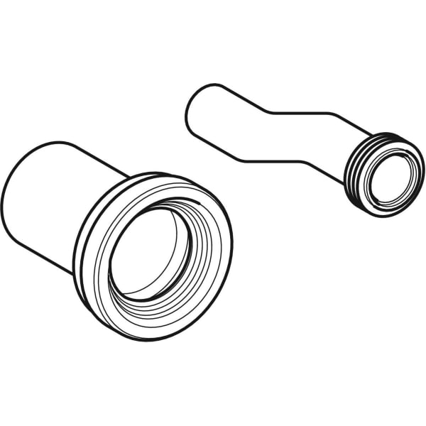Geberit Vertriebs - Anschlussset d90/45 für AquaClean Sela