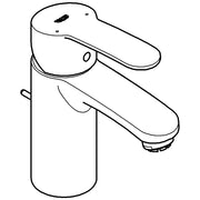 Grohe - Waschtisch EHM ND EUROSTYLE 33561 mit Ablaufgarnitur chrom
