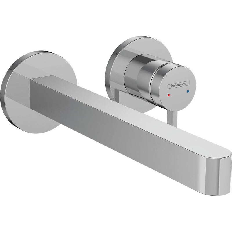 Hansgrohe - 2-Loch Waschtischmischer Unterputz FINORIS F-Set langer Auslauf chrom