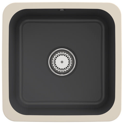 VILLEROY & BOCH - Unterb.-Spült.CISTERNA 50 670301 44,5x44,5cm, Handbetätig., graphit Cplus