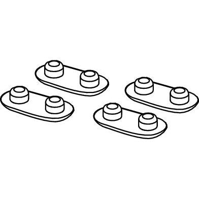 TECE SE - TECEone WC-Sitz Auflagepuffer (4 Stück)