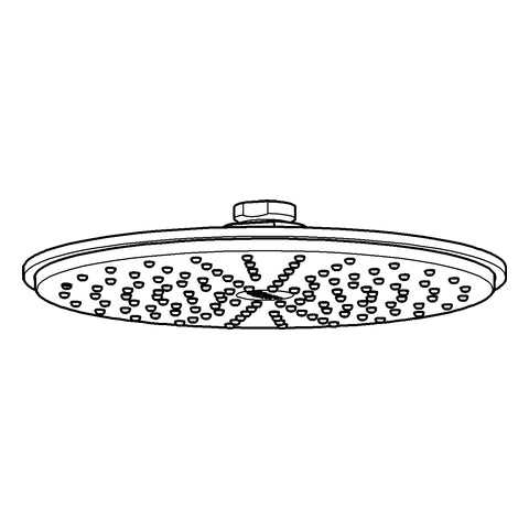 Grohe - Kopfbrause RAINSHOWER C 210 28373 Durchfluss 9,5 l/min chrom