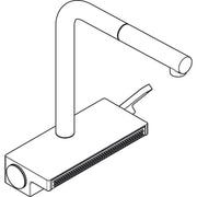 Hansgrohe - Spültischmischer 250 Aquno Select M81 Ausziehauslauf 2jet chrom