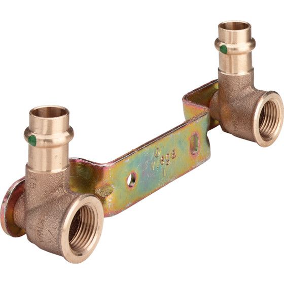 Viega - Montageeinheit SANPRESS 2222 15mm x 1/2 IGx150mm Siliziumbronze