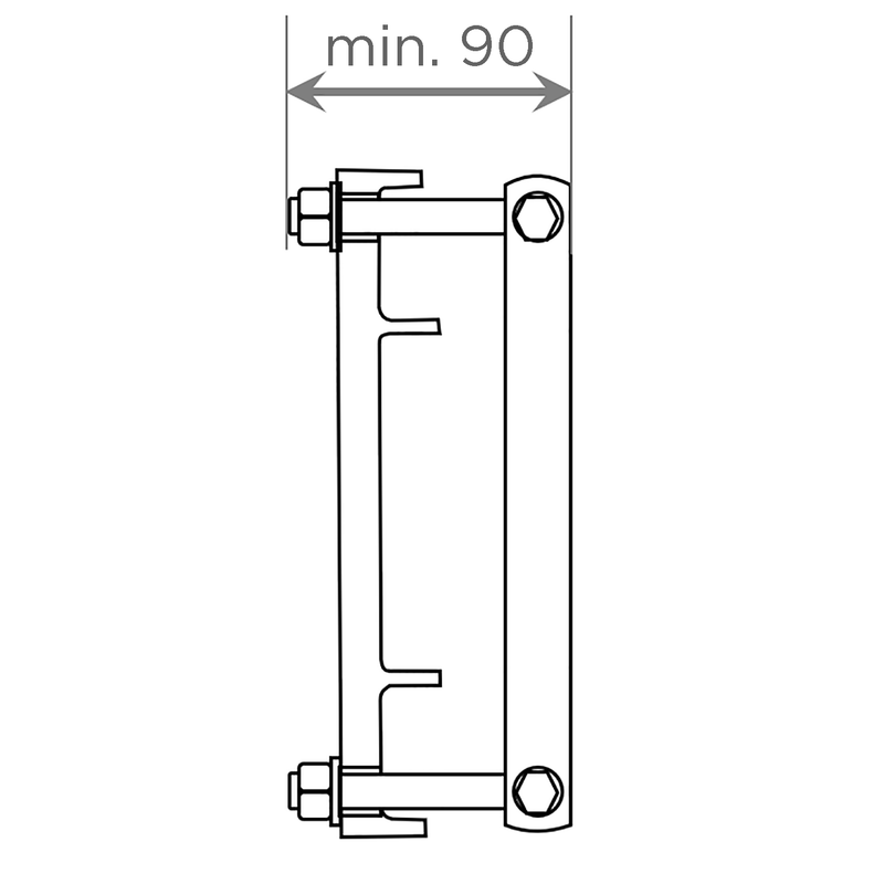 Fornatis - Enddeckel DN125 mit Klemmschelle