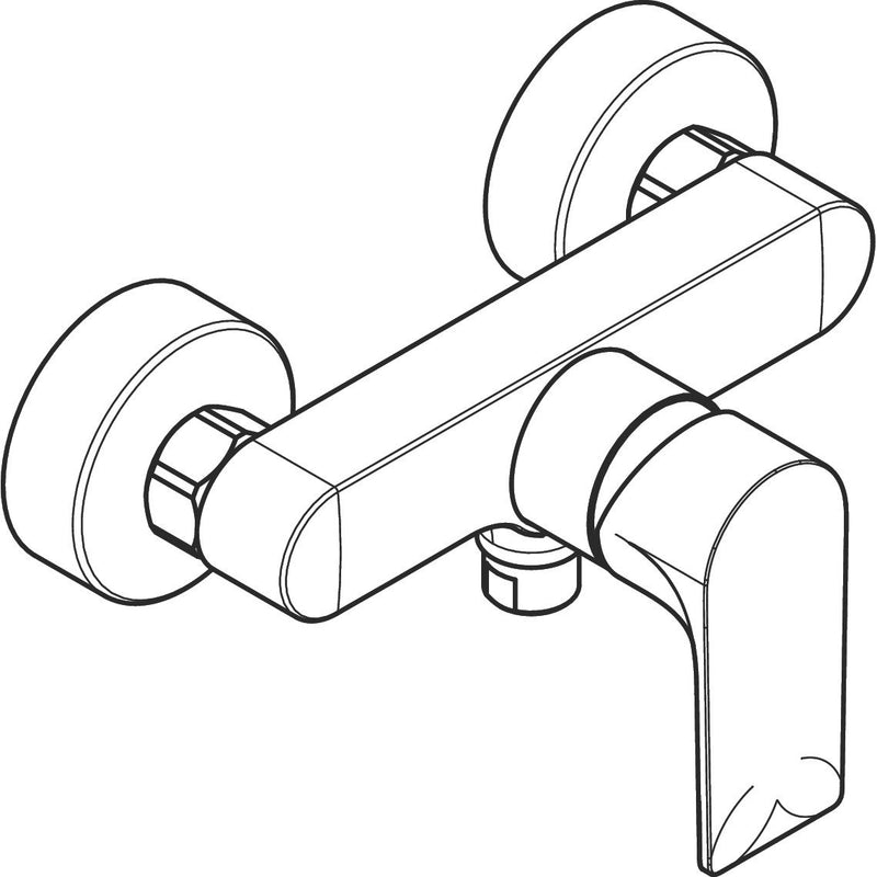 Hansgrohe - Brausemischer Aufputz Rebris E chrom