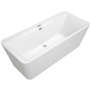 VILLEROY & BOCH - BW (180SQE7PDV) SQUARO EDGE 12 inkl. Schürze 1800x800 weiß alpin