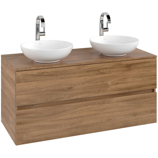 VILLEROY & BOCH - Konsolen-Unterschrank 1200mm f AWT 2 Ausz 2 Aussch mLB C519H2 RH Oak Kansas