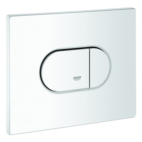 Grohe - Abdeckplatte 42379 mit Drucktaste alpinweiß