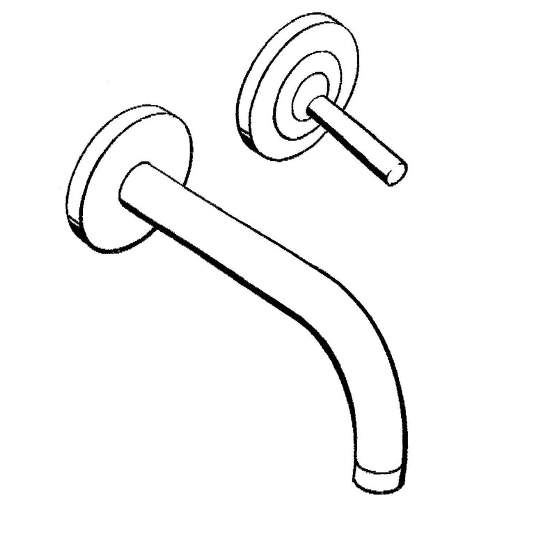 Hansgrohe - Waschtischmischer Unterputz AXOR Uno BN mit Auslauf 160mm