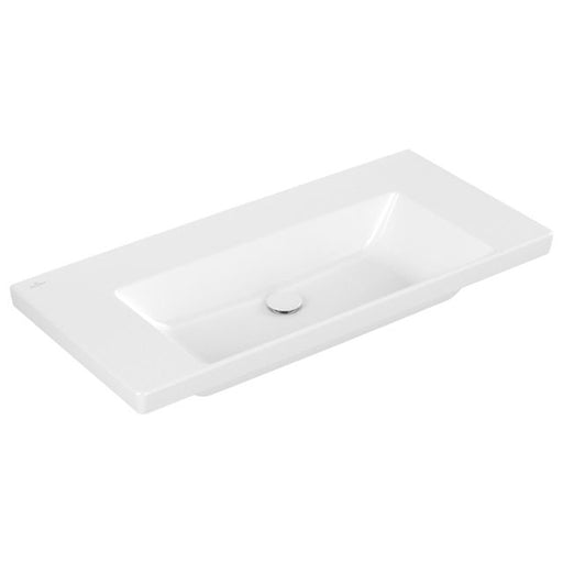VILLEROY & BOCH - Schrankwaschtisch Subway 3.0 1000x 470mm re-eckig o. ÜL. Weiß Alpin cplus