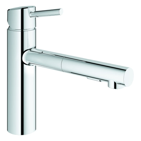 Grohe - Einhand-Spültischbatterie CONCETTO 30273 mittelhoch auszb. Spülbrause chrom