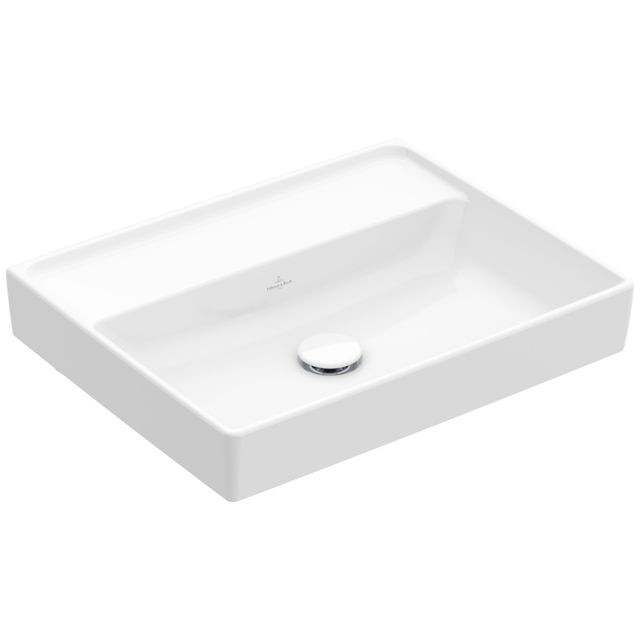VILLEROY & BOCH - Waschtisch COLLARO 4A3358 550x440mm Eckig Weiß Alpin CeramicPlus